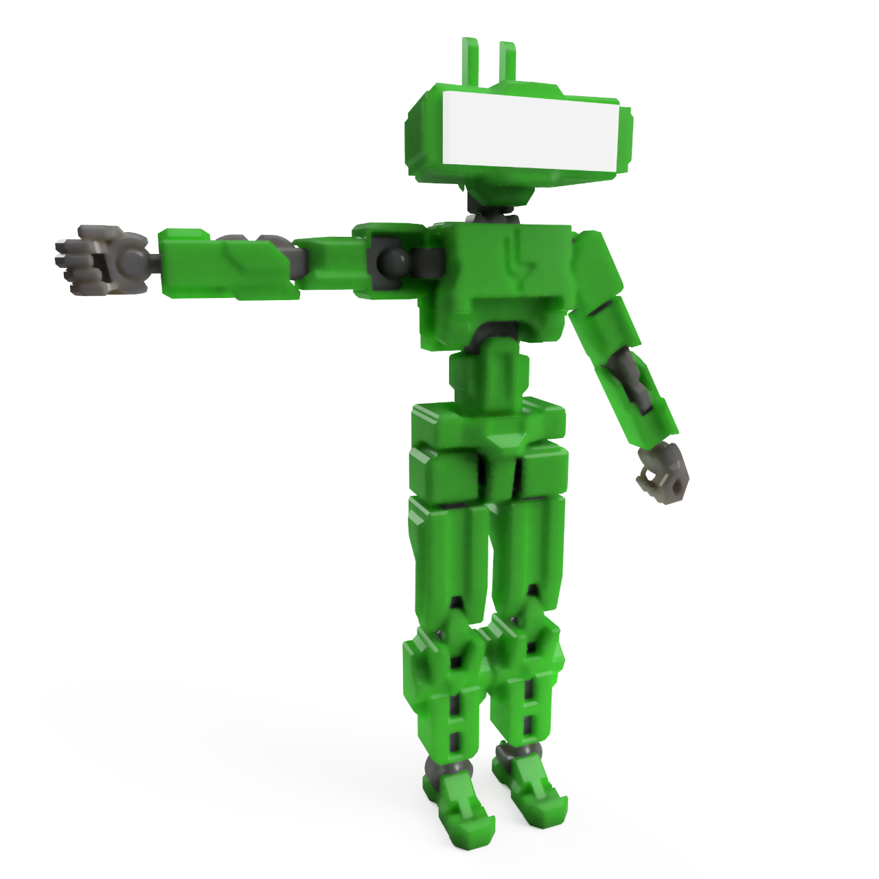 Battery Bot Action Lamp - 4 Eyes