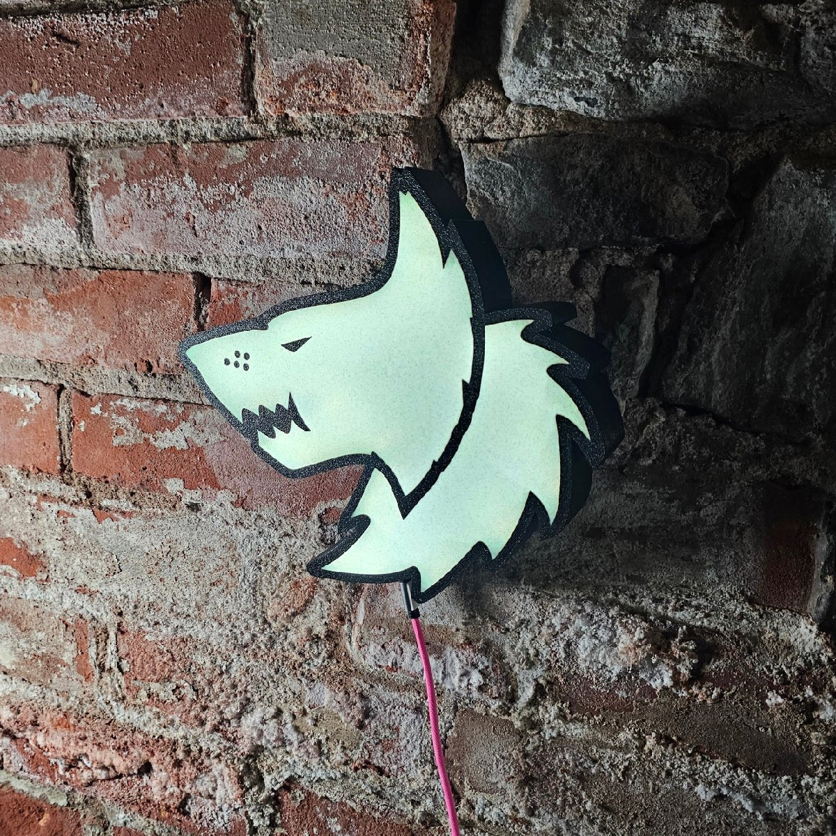 Space Wolves Emblem LED Lightbox - LetterLamps