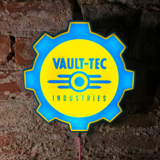 Vault-Tec Industries LED Lightbox - LetterLamps