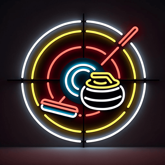 House of Curling - Neon LED Artwork – Modern Minimalism in Vivid Colors - Letter Lamps