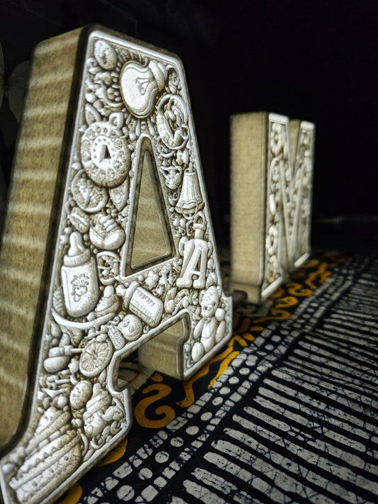 Nursery Baby Letterlamps Collection - Letter Lamps