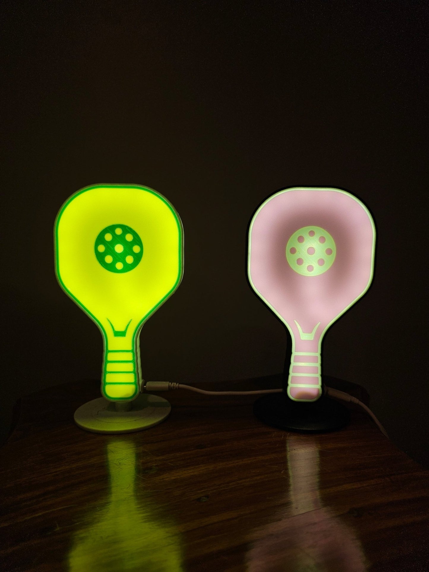 Pickleball Paddle Lamp - Letter Lamps