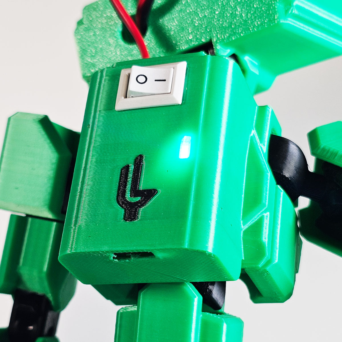 Battery Bot Action Lamp - 4 Eyes