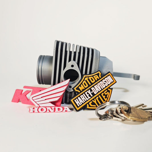 Motorcycle Engine Cylinder Key Hanger - LetterLamps