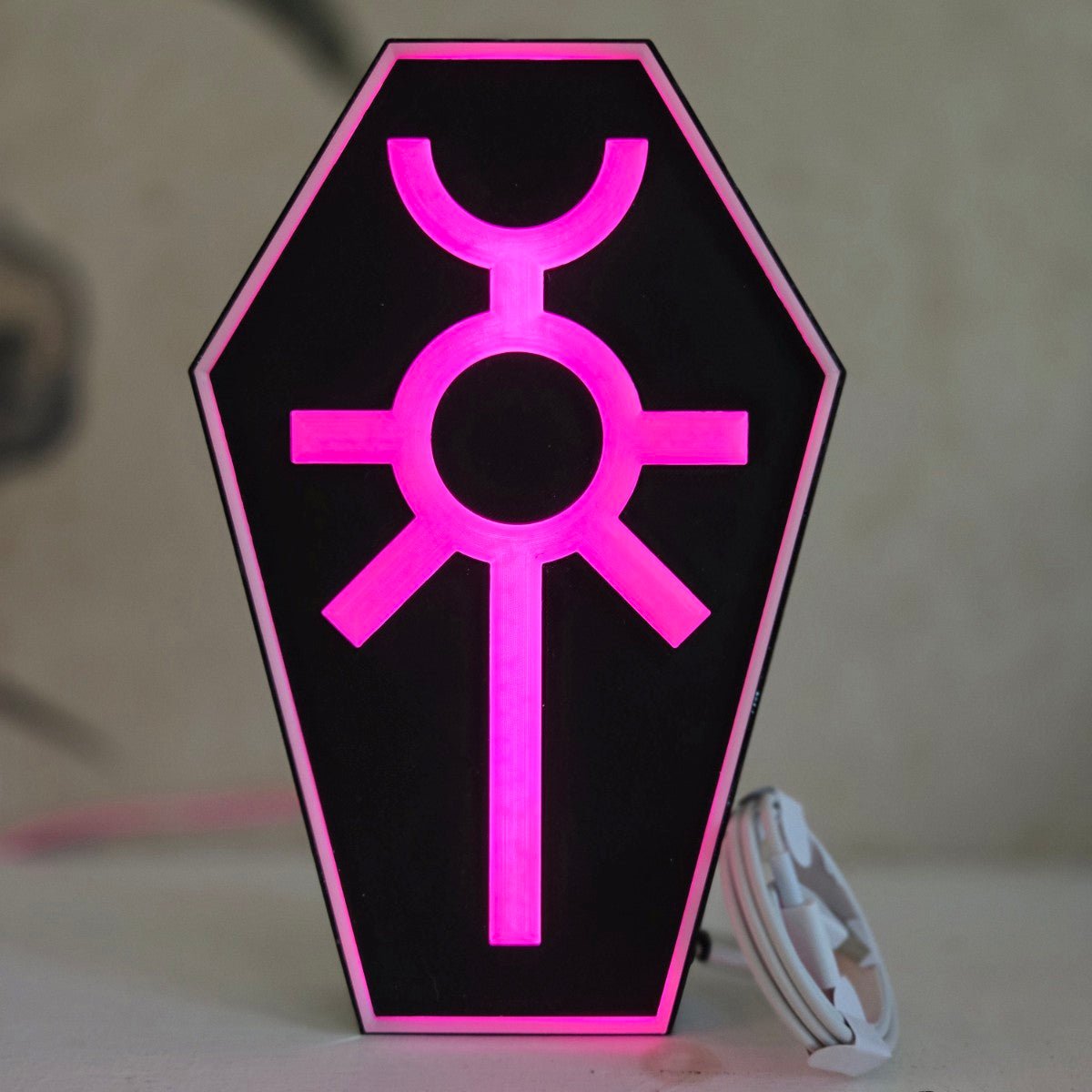 Necron Tomb World Lamp – Warhammer 40K Inspired Neon LED Light - LetterLamps