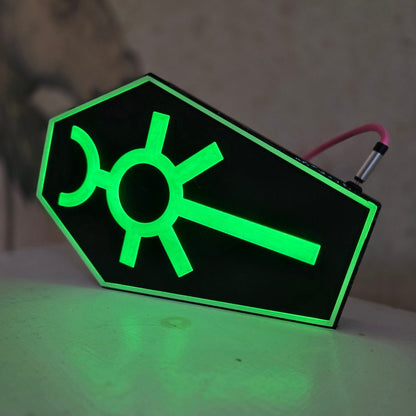 Necron Tomb World Lamp – Warhammer 40K Inspired Neon LED Light - LetterLamps