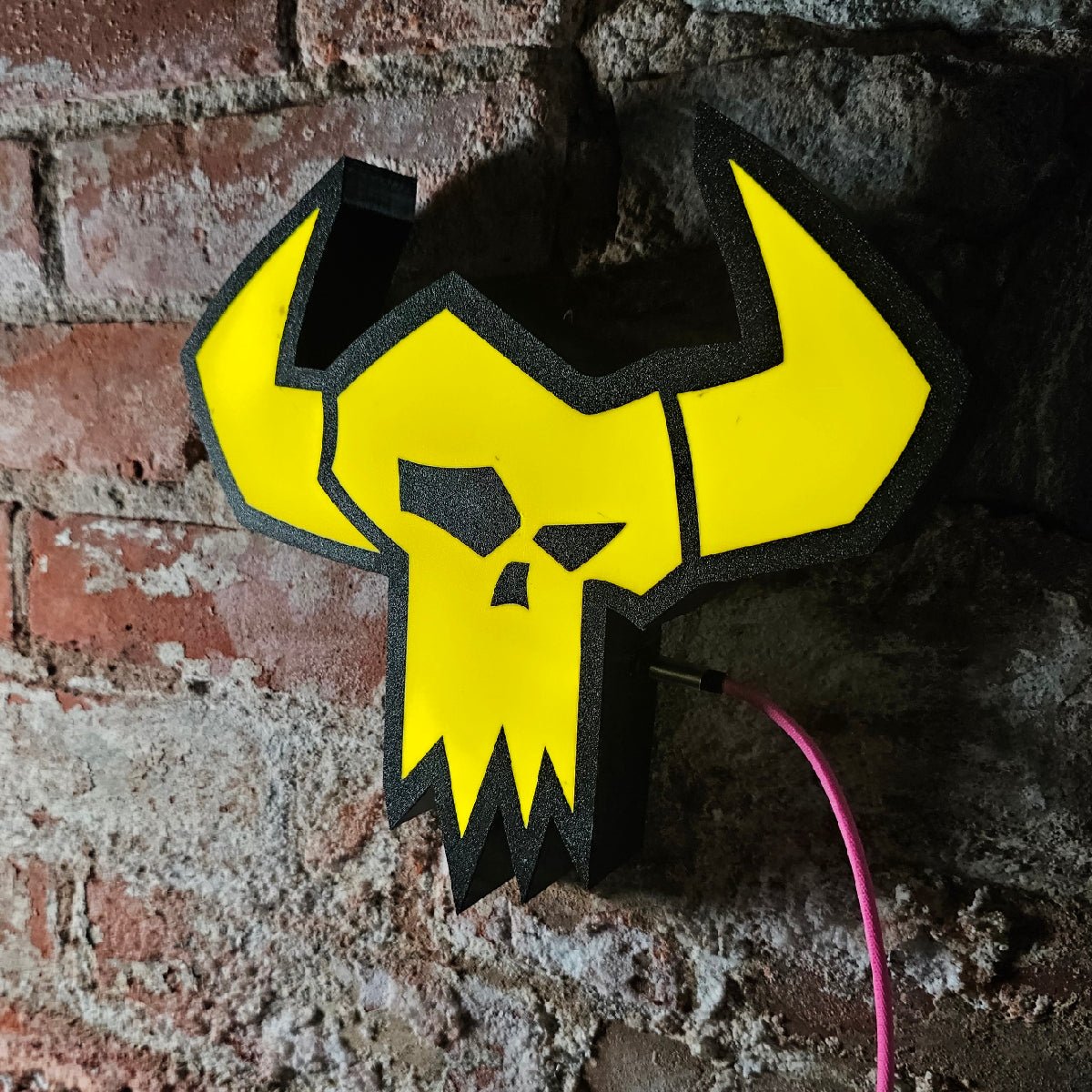 Ork Head Emblem LED Lightbox - LetterLamps