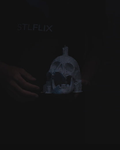 Skull Candle Wall Projection Lamp